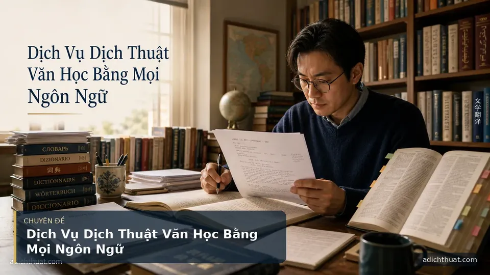 Dịch Vụ Dịch Thuật Văn Học Bằng Mọi Ngôn Ngữ
