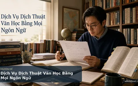 Dịch Vụ Dịch Thuật Văn Học Bằng Mọi Ngôn Ngữ