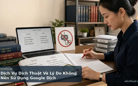 Dịch Vụ Dịch Thuật Và Lý Do Không Nên Sử Dụng Google Dịch