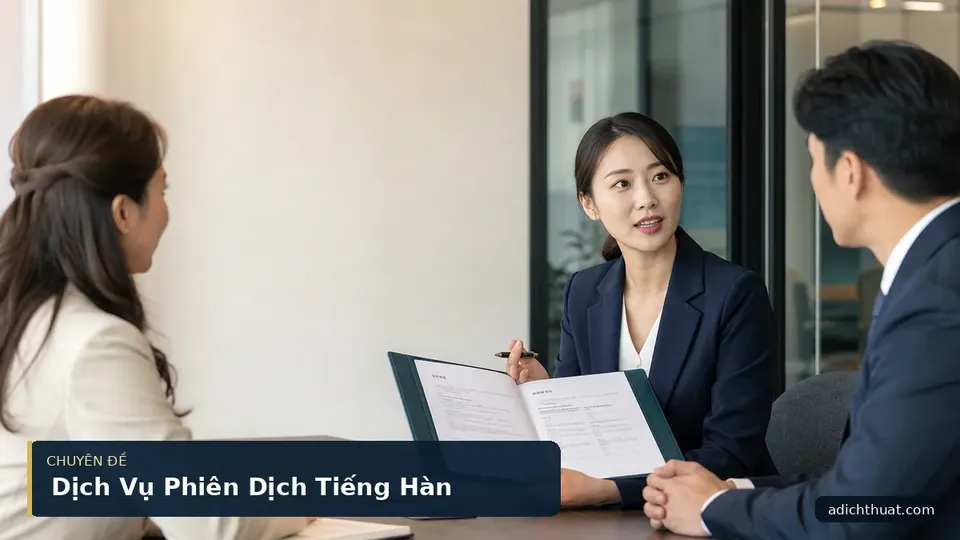 Dịch Vụ Phiên Dịch Tiếng Hàn