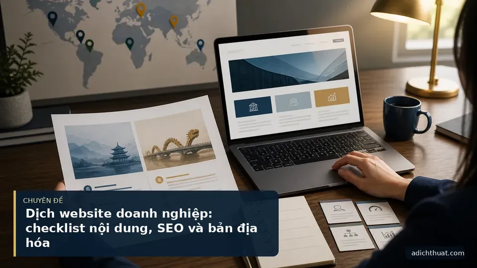 Dịch website doanh nghiệp: checklist nội dung, SEO và bản địa hóa
