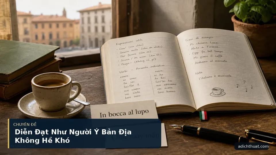 Diễn Đạt Như Người Ý Bản Địa Không Hề Khó