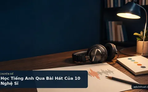 Học Tiếng Anh Qua Bài Hát Của 10 Nghệ Sĩ