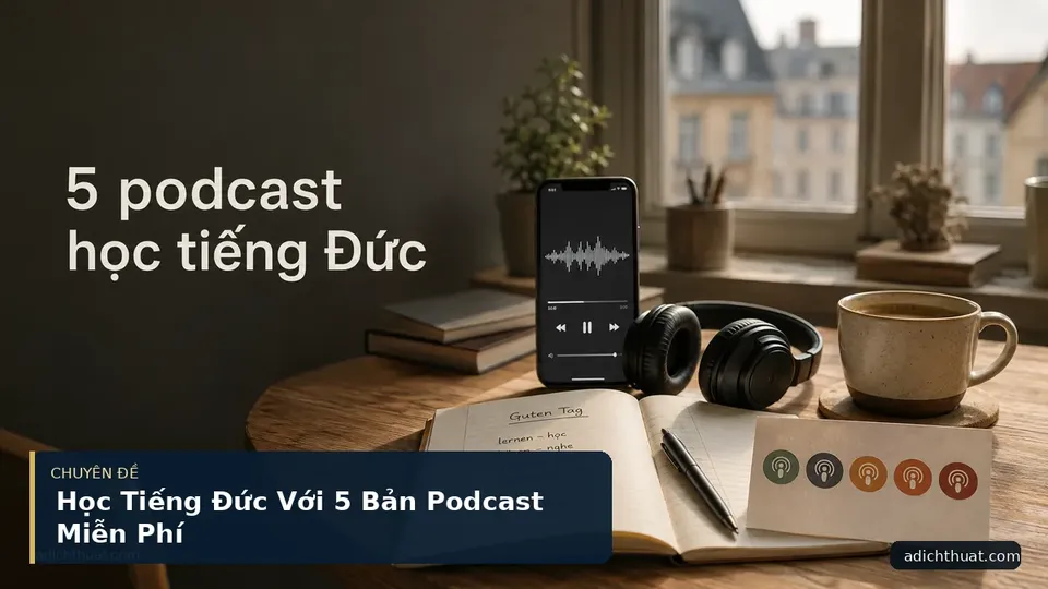 Học Tiếng Đức Với 5 Bản Podcast Miễn Phí