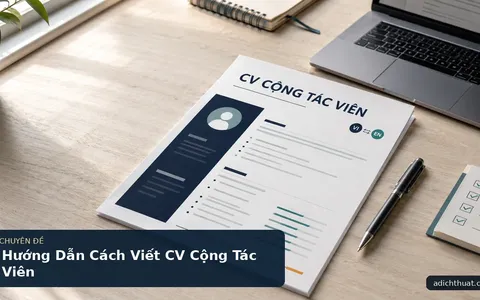 Hướng Dẫn Cách Viết CV Cộng Tác Viên