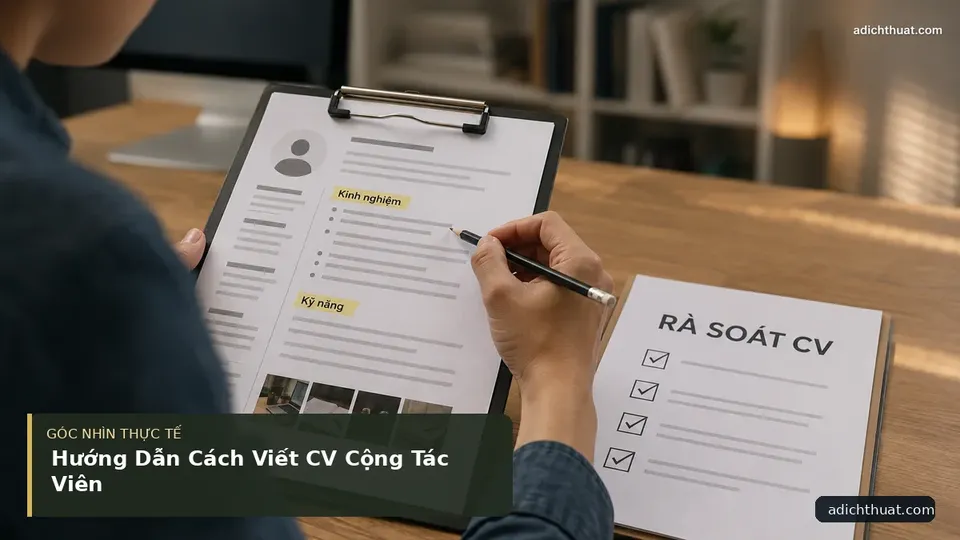Chi tiết minh họa dịch thuật trong bài Hướng Dẫn Cách Viết CV Cộng Tác Viên