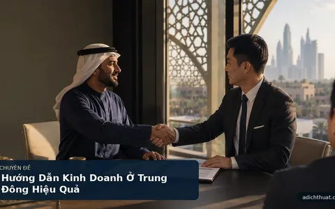Hướng Dẫn Kinh Doanh Ở Trung Đông Hiệu Quả