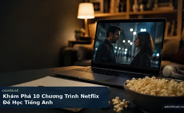 Khám Phá 10 Chương Trình Netflix Để Học Tiếng Anh