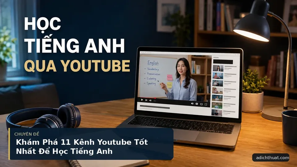 Khám Phá 11 Kênh Youtube Tốt Nhất Để Học Tiếng Anh