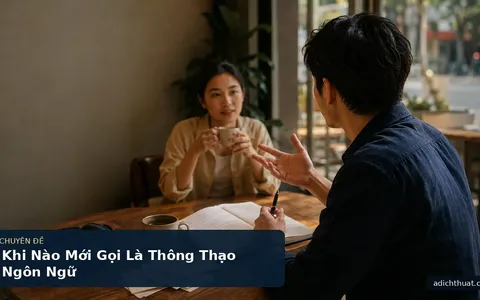 Khi Nào Mới Gọi Là Thông Thạo Ngôn Ngữ