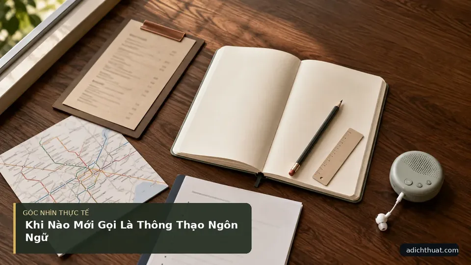 Chi tiết minh họa dịch thuật trong bài Khi Nào Mới Gọi Là Thông Thạo Ngôn Ngữ