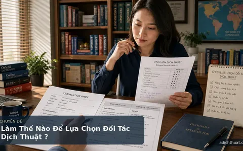 Làm Thế Nào Để Lựa Chọn Đối Tác Dịch Thuật ?