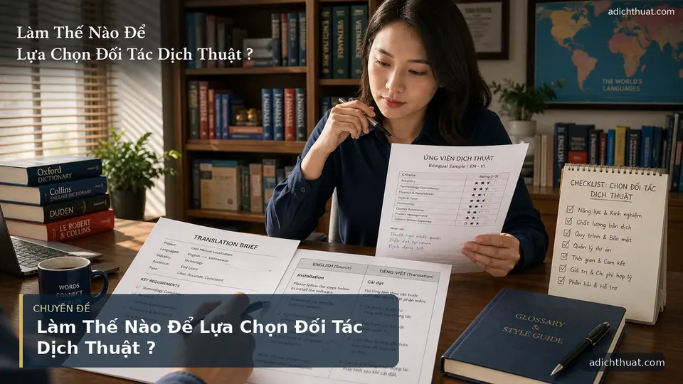 Làm Thế Nào Để Lựa Chọn Đối Tác Dịch Thuật ?
