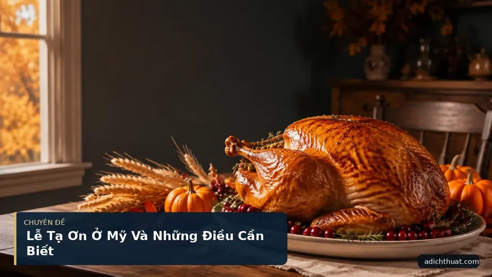 Lễ Tạ Ơn Ở Mỹ Và Những Điều Cần Biết