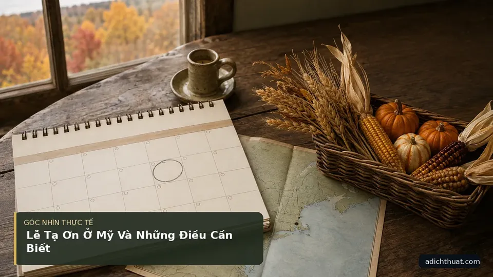 Chi tiết minh họa dịch thuật trong bài Lễ Tạ Ơn Ở Mỹ Và Những Điều Cần Biết
