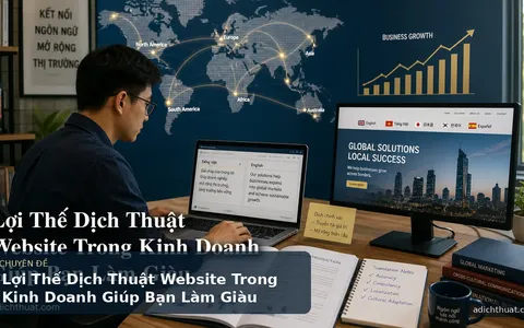Lợi Thế Dịch Thuật Website Trong Kinh Doanh Giúp Bạn Làm Giàu