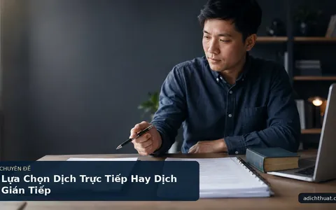 Lựa Chọn Dịch Trực Tiếp Hay Dịch Gián Tiếp