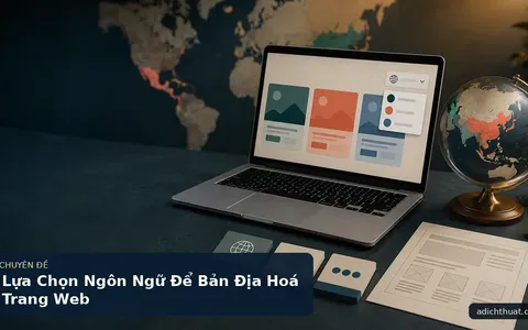 Lựa Chọn Ngôn Ngữ Để Bản Địa Hoá Trang Web