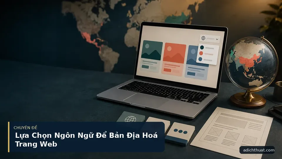Lựa Chọn Ngôn Ngữ Để Bản Địa Hoá Trang Web