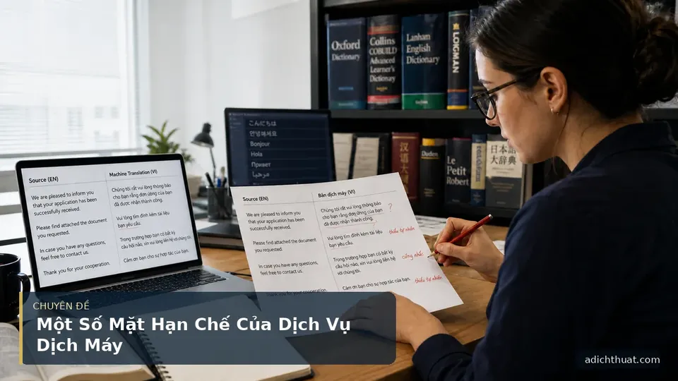 Một Số Mặt Hạn Chế Của Dịch Vụ Dịch Máy