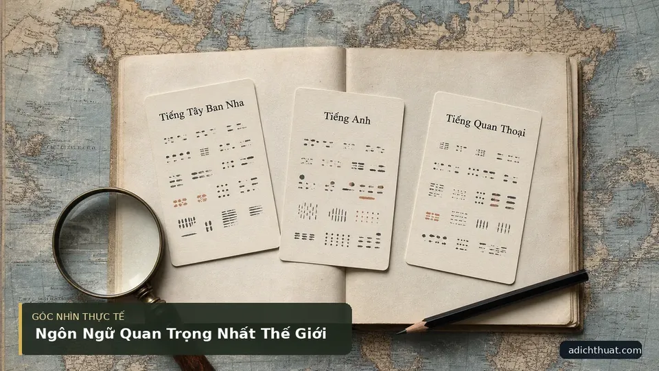 Chi tiết minh họa dịch thuật trong bài Ngôn Ngữ Quan Trọng Nhất Thế Giới