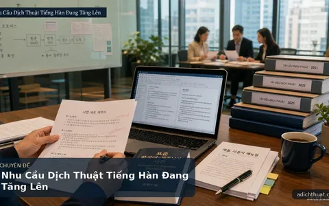 Nhu Cầu Dịch Thuật Tiếng Hàn Đang Tăng Lên
