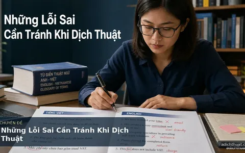 Những Lỗi Sai Cần Tránh Khi Dịch Thuật
