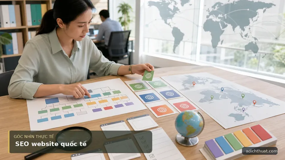 Những Lưu Ý Cơ Bản Khi SEO Website Quốc Tế — hình minh họa dịch thuật