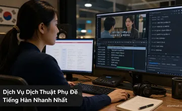 Dịch Vụ Dịch Thuật Phụ Đề Tiếng Hàn Nhanh Nhất