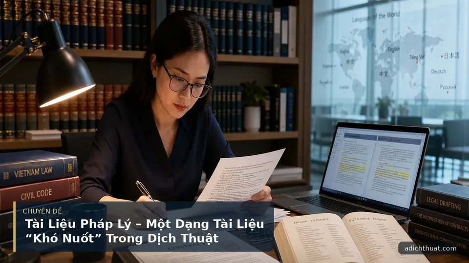 Tài Liệu Pháp Lý – Một Dạng Tài Liệu “Khó Nuốt” Trong Dịch Thuật