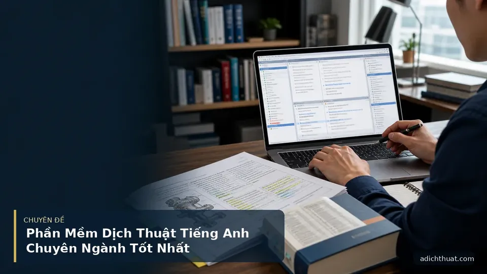Phần Mềm Dịch Thuật Tiếng Anh Chuyên Ngành Tốt Nhất