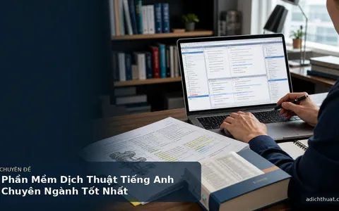 Phần Mềm Dịch Thuật Tiếng Anh Chuyên Ngành Tốt Nhất