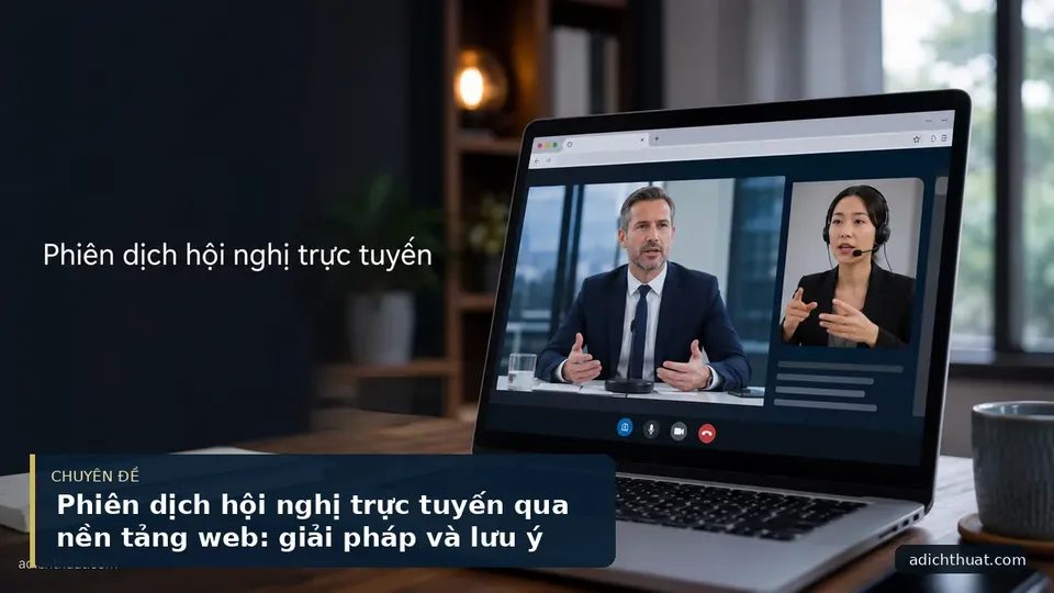 Phiên dịch hội nghị trực tuyến qua nền tảng web: giải pháp và lưu ý