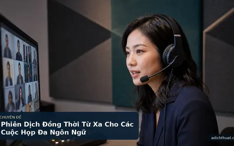 Phiên Dịch Đồng Thời Từ Xa Cho Các Cuộc Họp Đa Ngôn Ngữ