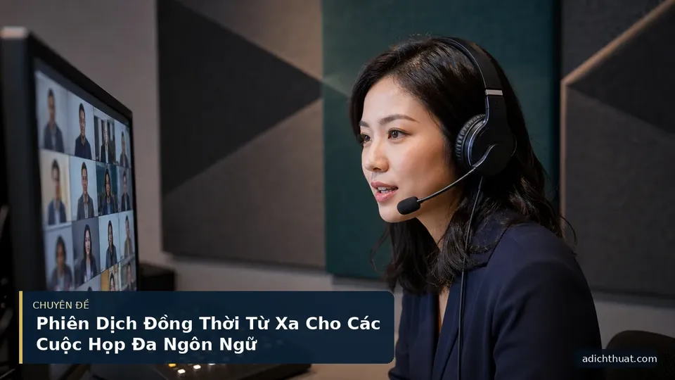 Phiên Dịch Đồng Thời Từ Xa Cho Các Cuộc Họp Đa Ngôn Ngữ