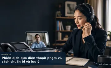 Phiên dịch qua điện thoại: phạm vi, cách chuẩn bị và lưu ý