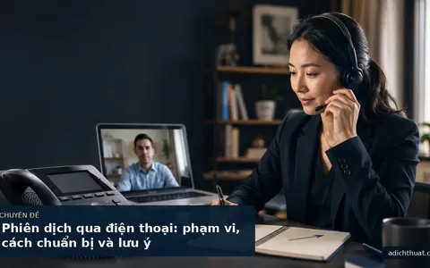 Phiên dịch qua điện thoại: phạm vi, cách chuẩn bị và lưu ý