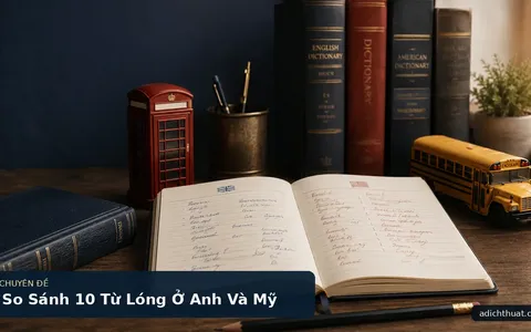 So Sánh 10 Từ Lóng Ở Anh Và Mỹ