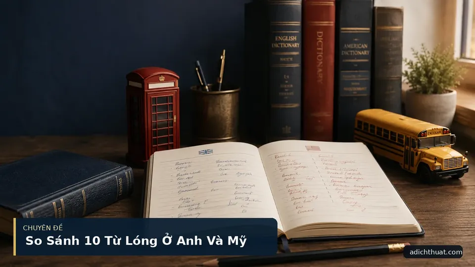 So Sánh 10 Từ Lóng Ở Anh Và Mỹ