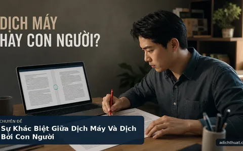 Sự Khác Biệt Giữa Dịch Máy Và Dịch Bởi Con Người