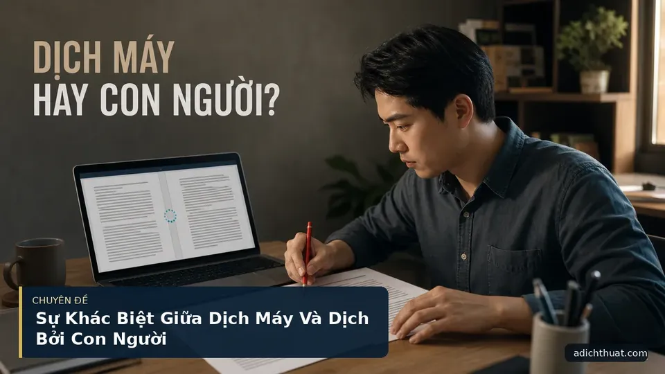 Sự Khác Biệt Giữa Dịch Máy Và Dịch Bởi Con Người