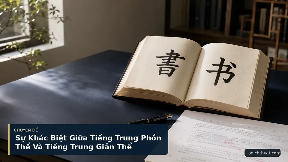 Sự Khác Biệt Giữa Tiếng Trung Phồn Thể Và Tiếng Trung Giản Thể