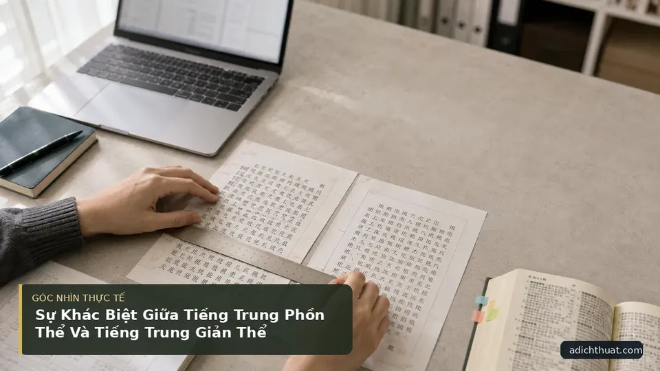 Chi tiết minh họa dịch thuật trong bài Sự Khác Biệt Giữa Tiếng Trung Phồn Thể Và Tiếng Trung Giản Thể