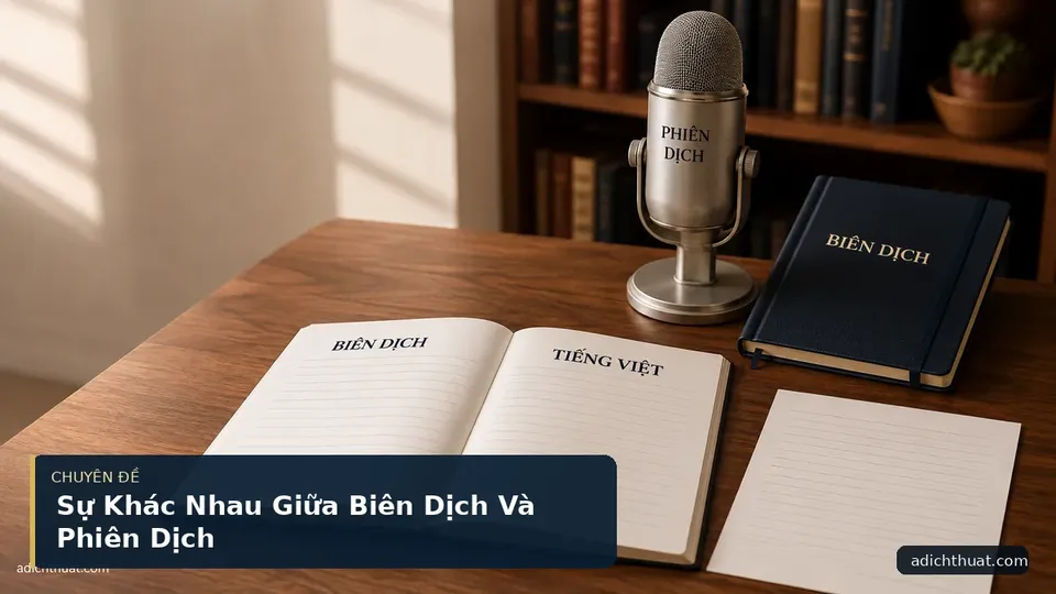 Sự Khác Nhau Giữa Biên Dịch Và Phiên Dịch
