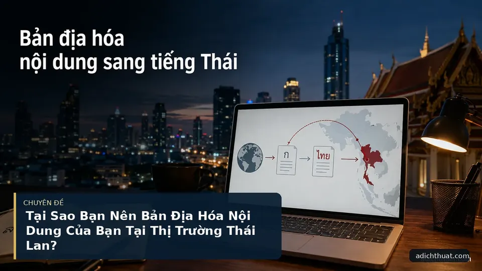 Tại Sao Bạn Nên Bản Địa Hóa Nội Dung Của Bạn Tại Thị Trường Thái Lan?