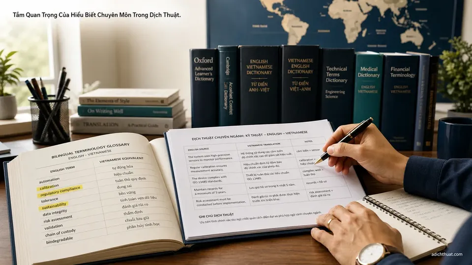 Tầm Quan Trọng Của Hiểu Biết Chuyên Môn Trong Dịch Thuật.