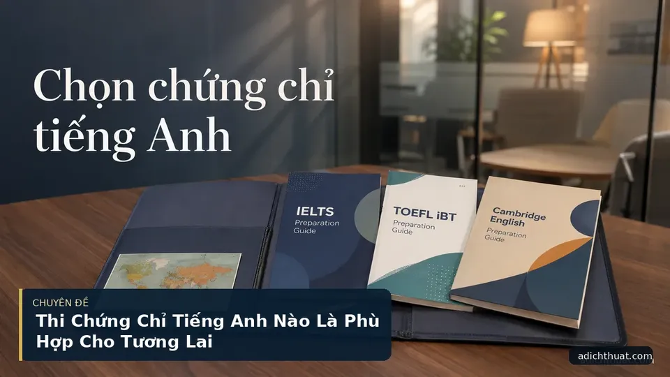 Thi Chứng Chỉ Tiếng Anh Nào Là Phù Hợp Cho Tương Lai