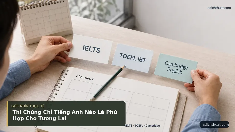 Chi tiết minh họa dịch thuật trong bài Thi Chứng Chỉ Tiếng Anh Nào Là Phù Hợp Cho Tương Lai
