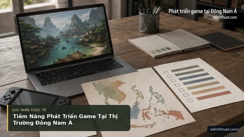 Chi tiết minh họa dịch thuật trong bài Tiềm Năng Phát Triển Game Tại Thị Trường Đông Nam Á