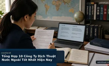 Tổng Hợp 10 Công Ty Dịch Thuật Nước Ngoài Tốt Nhất Hiện Nay